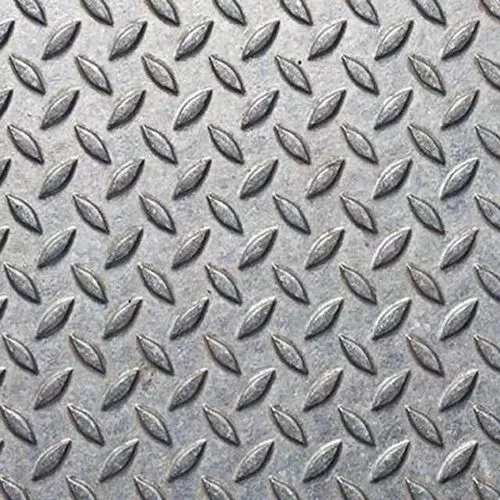 Лист стальной рифленый 2,5 мм чечевица фото, купить в СПб