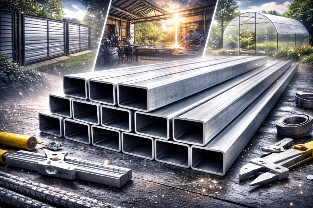 Профильная труба 40×20 мм: где используется и как выбрать