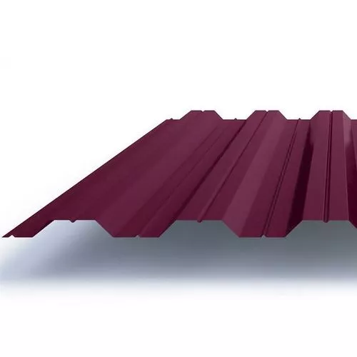 Профнастил НС-35 0.7 мм 1000 мм красный RAL 3005 фото, купить в СПб