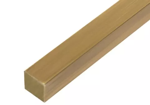 Квадрат латунный п/тв, ПТ 30, длина 3 м, марка ЛС59-1 фото, купить в СПб