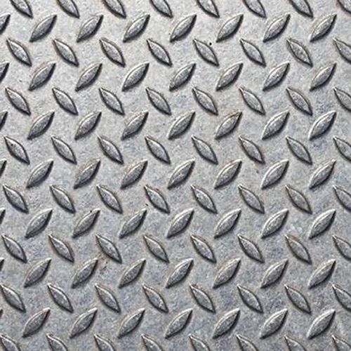 Лист стальной рифленый 4 мм чечевица